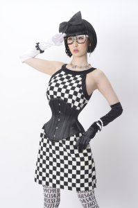 画像1: 砂時計型　アンダーバスト（フィット&ムーブ）Hourglass Underbust Corset (Fit & Move) (1)