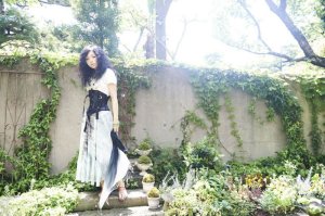 画像3: 砂ファン ショート　ブラック（夏用 ）Hourglass Shaped Fan Lacing short (mesh/black) (3)