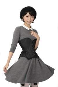 画像3: 「桔梗」アンダーバスト（Kikyo Hourglass Underbust Corset) (3)