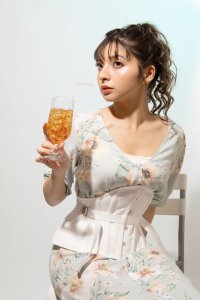 画像2: 砂ファン fine ホワイト Hourglass Shaped Fan Lacing fine White (2)